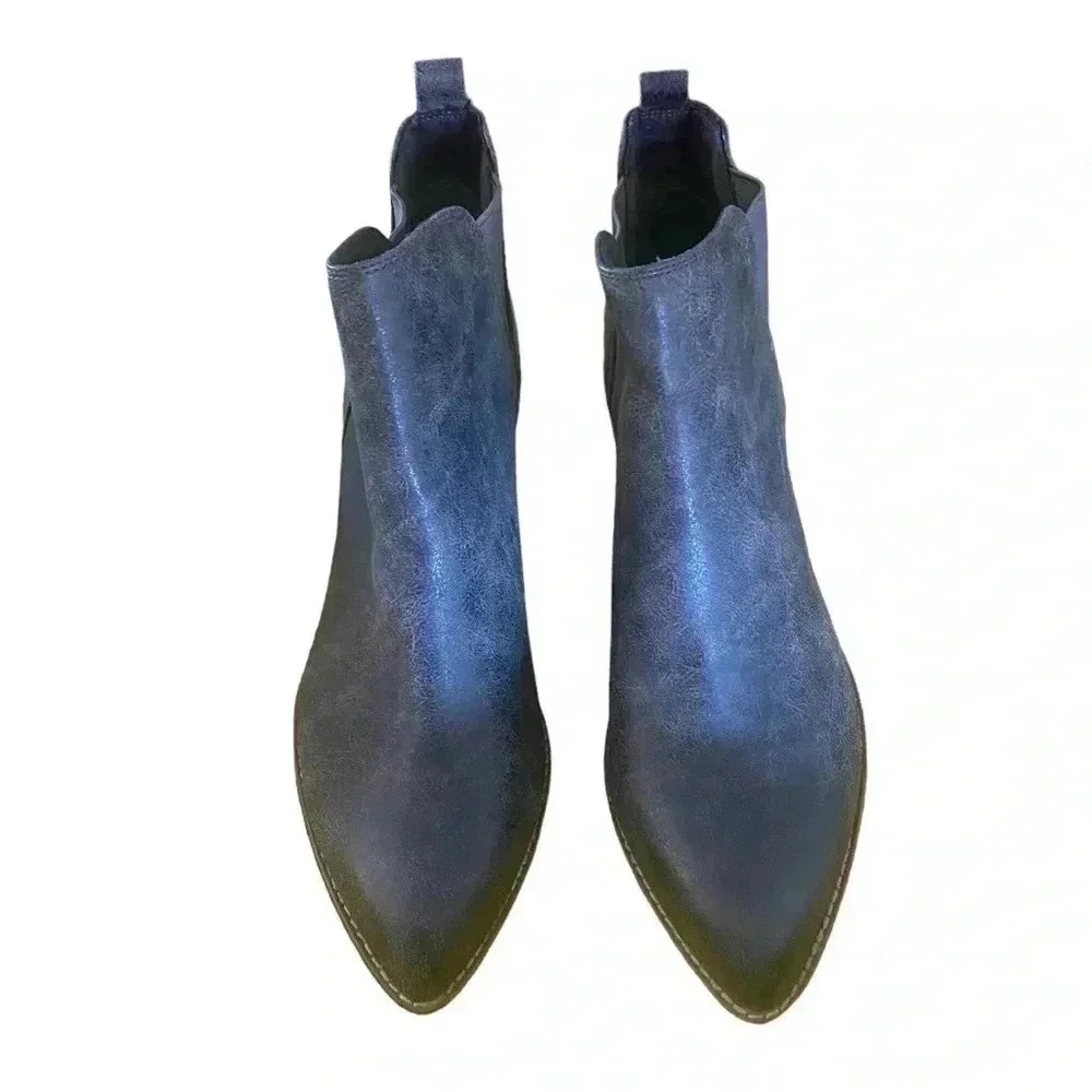 BC Born California Grey Pointed Toe Booties Size 8 1/2